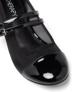 Therapy Shoes Low Heels|Ballet Flats-Camila Mesh / Patent *FINAL SALE*