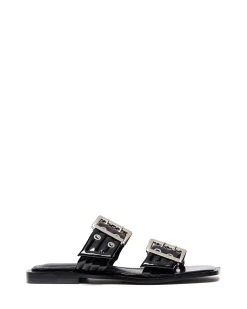 Therapy Shoes Sandals|Flat Sandals-Ego Flat Sandal Patent