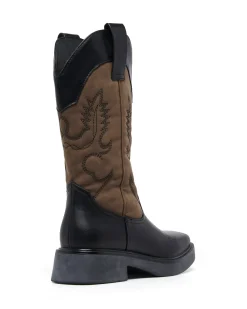 Therapy Shoes Tall Boots|Boots-Envy Cowboy Boot Cocoa Multi