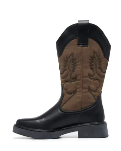 Therapy Shoes Tall Boots|Boots-Envy Cowboy Boot Cocoa Multi