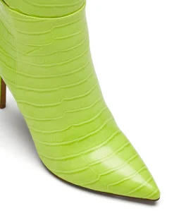 Therapy Shoes Heeled Boots|Tall Boots-Icon Tall Boot Citrus Croc