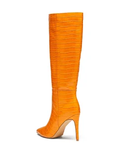 Therapy Shoes Heeled Boots|Tall Boots-Icon Tall Boot Tangerine Croc