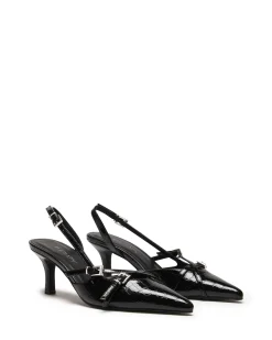 Therapy Shoes Mid Heels-Juicy Slingback Pump Patent Croc