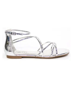 Therapy Shoes Sandals|Flat Sandals-Krome Sandal Silver
