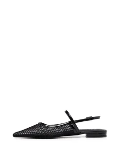 Therapy Shoes Ballet Flats-Lourdes Pointed Flat Mesh