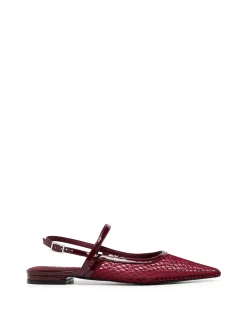 Therapy Shoes Ballet Flats-Lourdes Pointed Flat Mesh