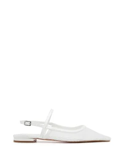 Therapy Shoes Ballet Flats-Lourdes Pointed Flat Mesh