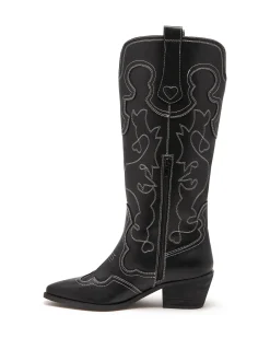 Therapy Shoes Tall Boots-Malvin Western Boot Smooth