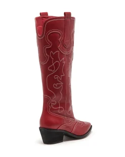 Therapy Shoes Tall Boots-Malvin Western Boot Smooth