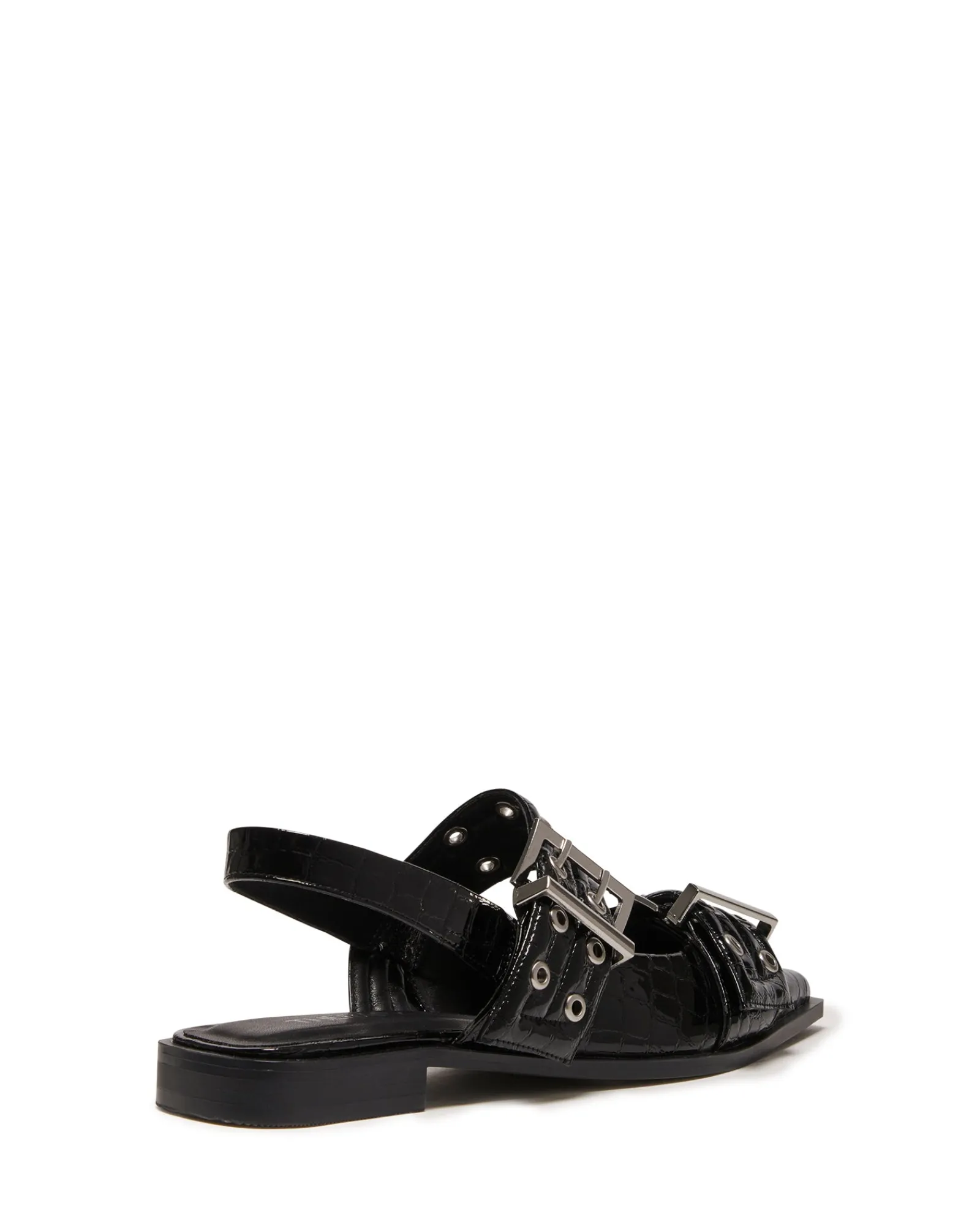 Therapy Shoes Ballet Flats-Matilda Pointed Flat Patent Croc
