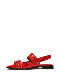 Therapy Shoes Ballet Flats-Matilda Pointed Flat Patent