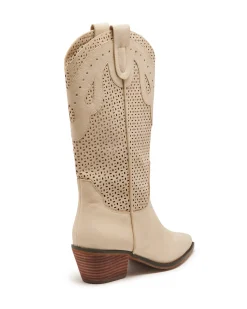 Therapy Shoes Tall Boots-Maxine Cowboy Boot Nubuck