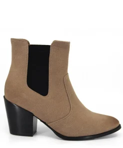 Therapy Shoes Heeled Boots|Ankle Boots-Miles Taupe *FINAL SALE*