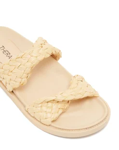 Therapy Shoes Chunky Sandals|Sandals-Peele Raffia *FINAL SALE*