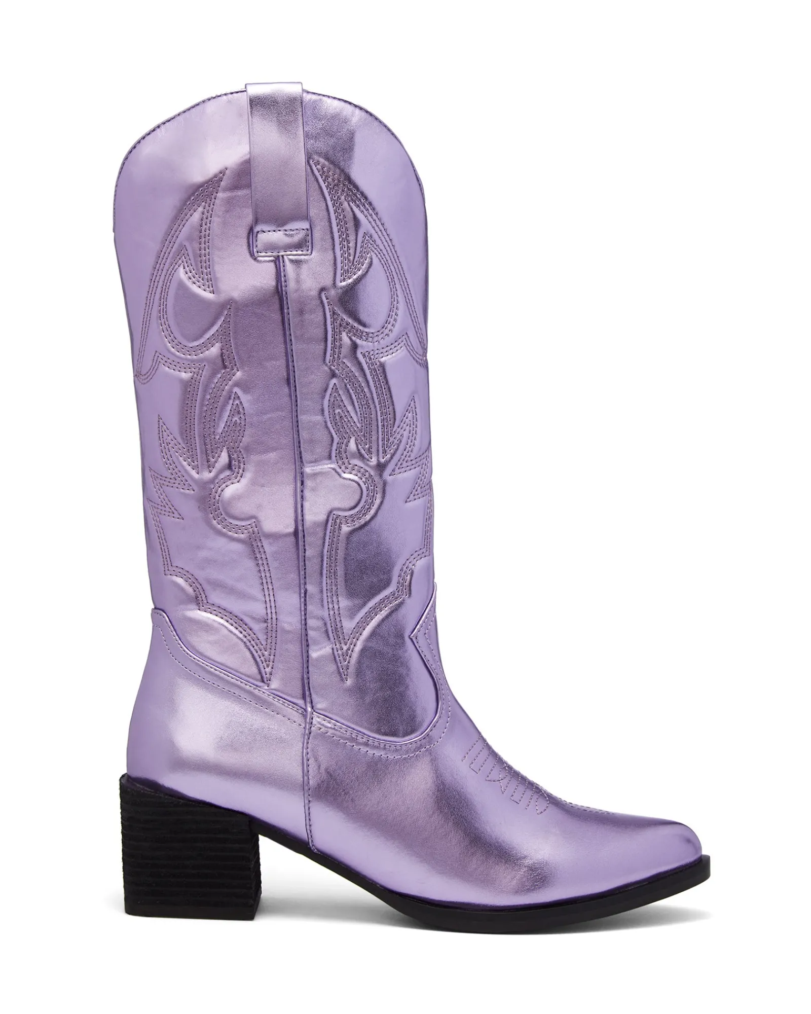 Therapy Shoes Heeled Boots|Tall Boots-Ranger Metallic *FINAL SALE*