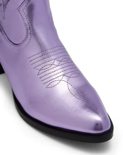 Therapy Shoes Heeled Boots|Tall Boots-Ranger Metallic *FINAL SALE*