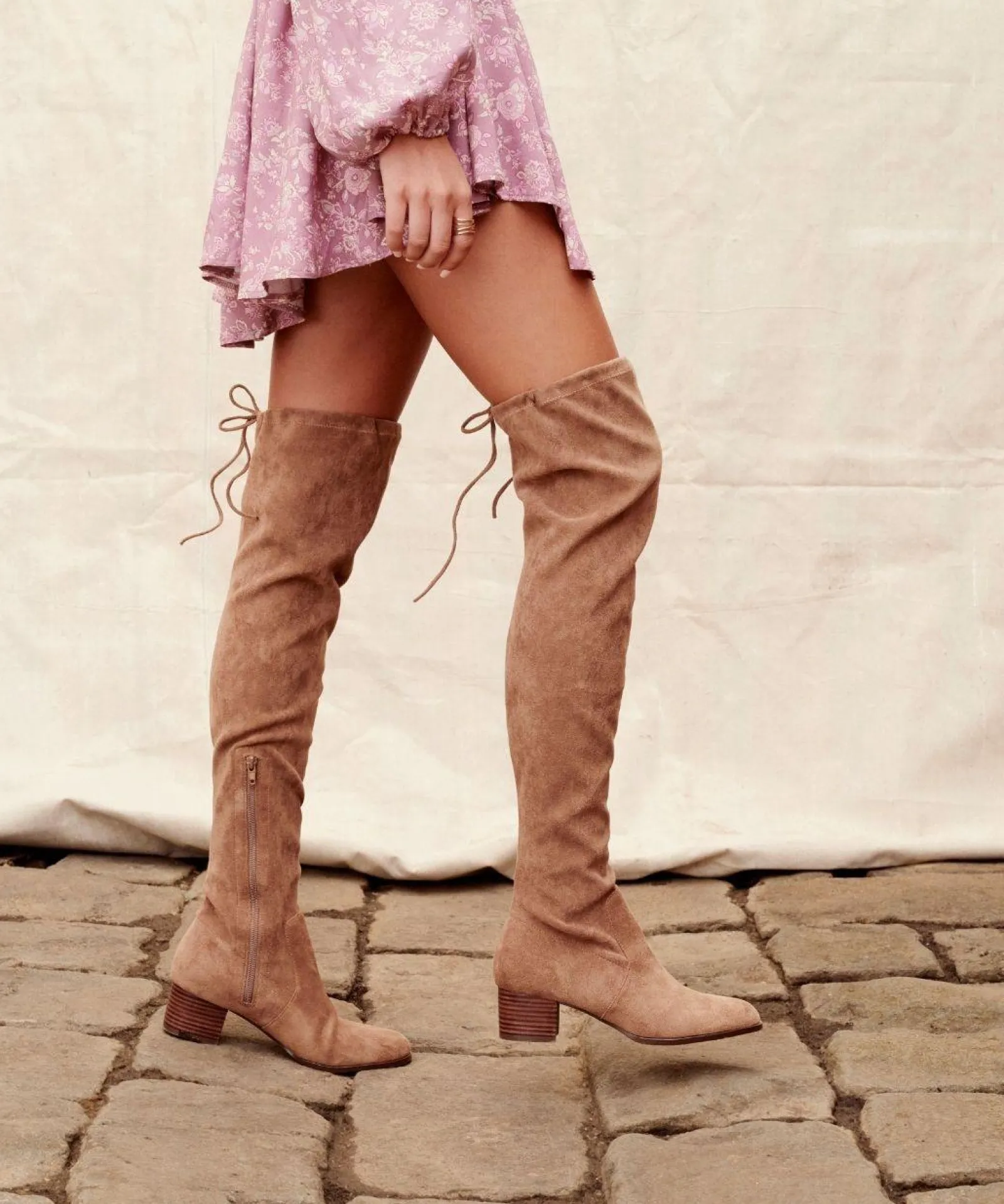 Therapy Shoes Heeled Boots|Tall Boots-Shrew Tall Boot Taupe