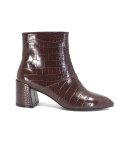 Therapy Shoes Ankle Boots-Sidney Chocolate Croc *FINAL SALE*