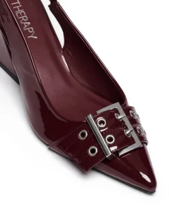 Therapy Shoes Mid Heels-Slay Slingback Pump Patent