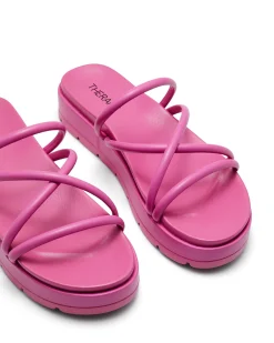 Therapy Shoes Sandals|Flat Sandals-Sliver Pink *FINAL SALE*