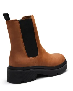 Therapy Shoes Ankle Boots|Boots-Threadbo Tan Nubuck *FINAL SALE*